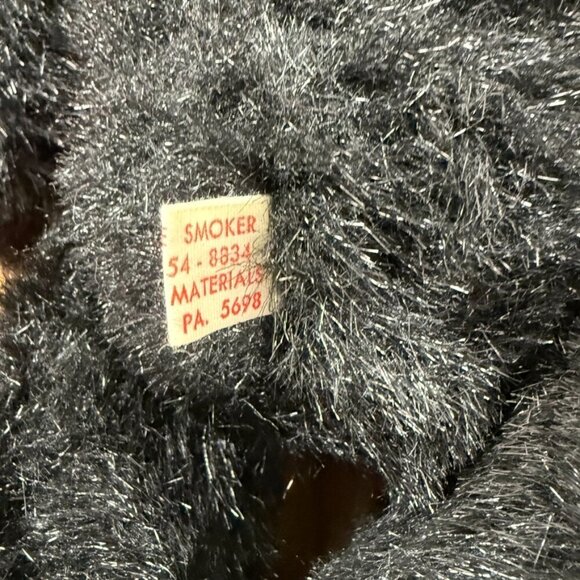 Artist Original Soft Black Fur Fully Jointed 17" Plush Bear by Lorraine Smoker - Picture 10 of 13